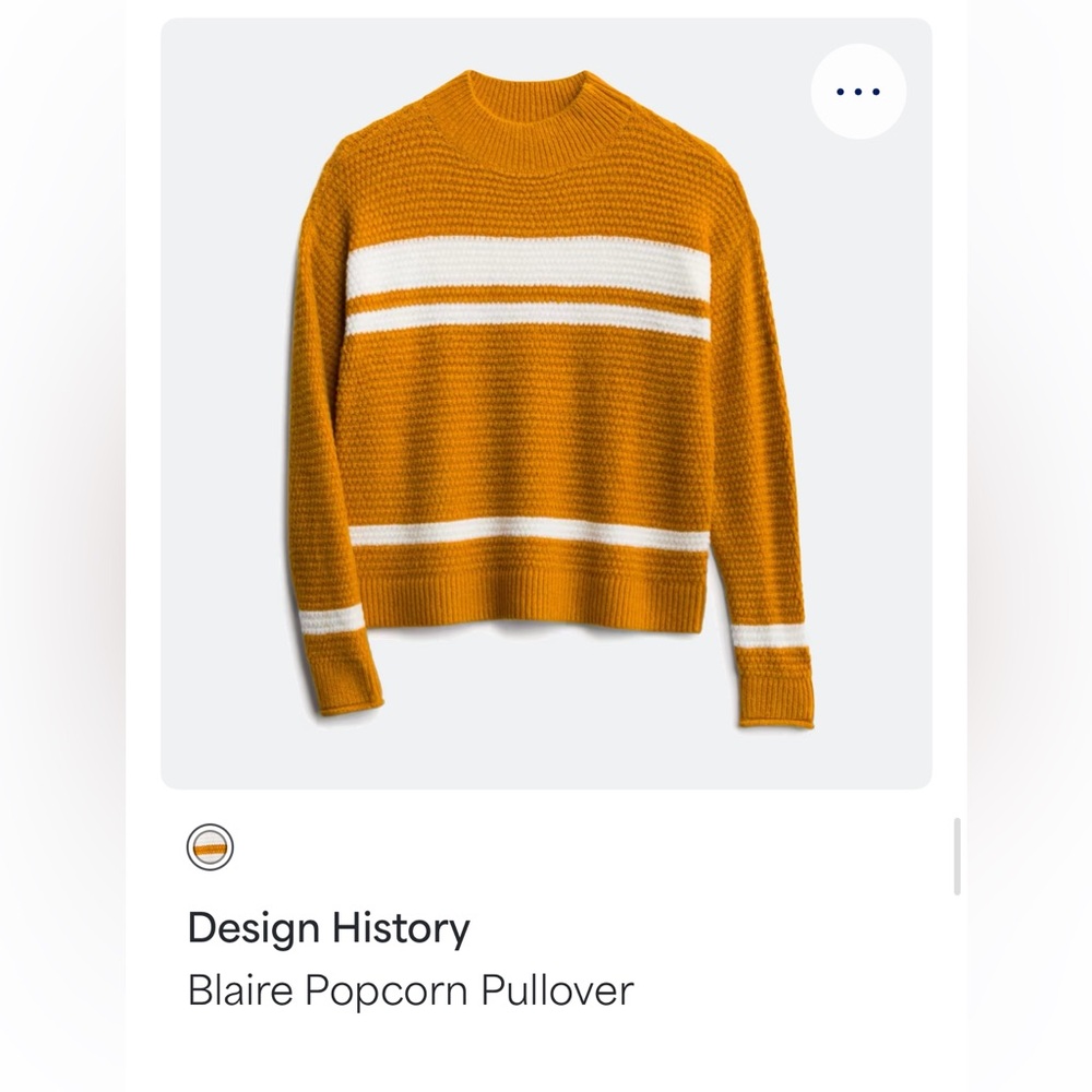 Design History popcorn mock neck sweater - size small - Great condition